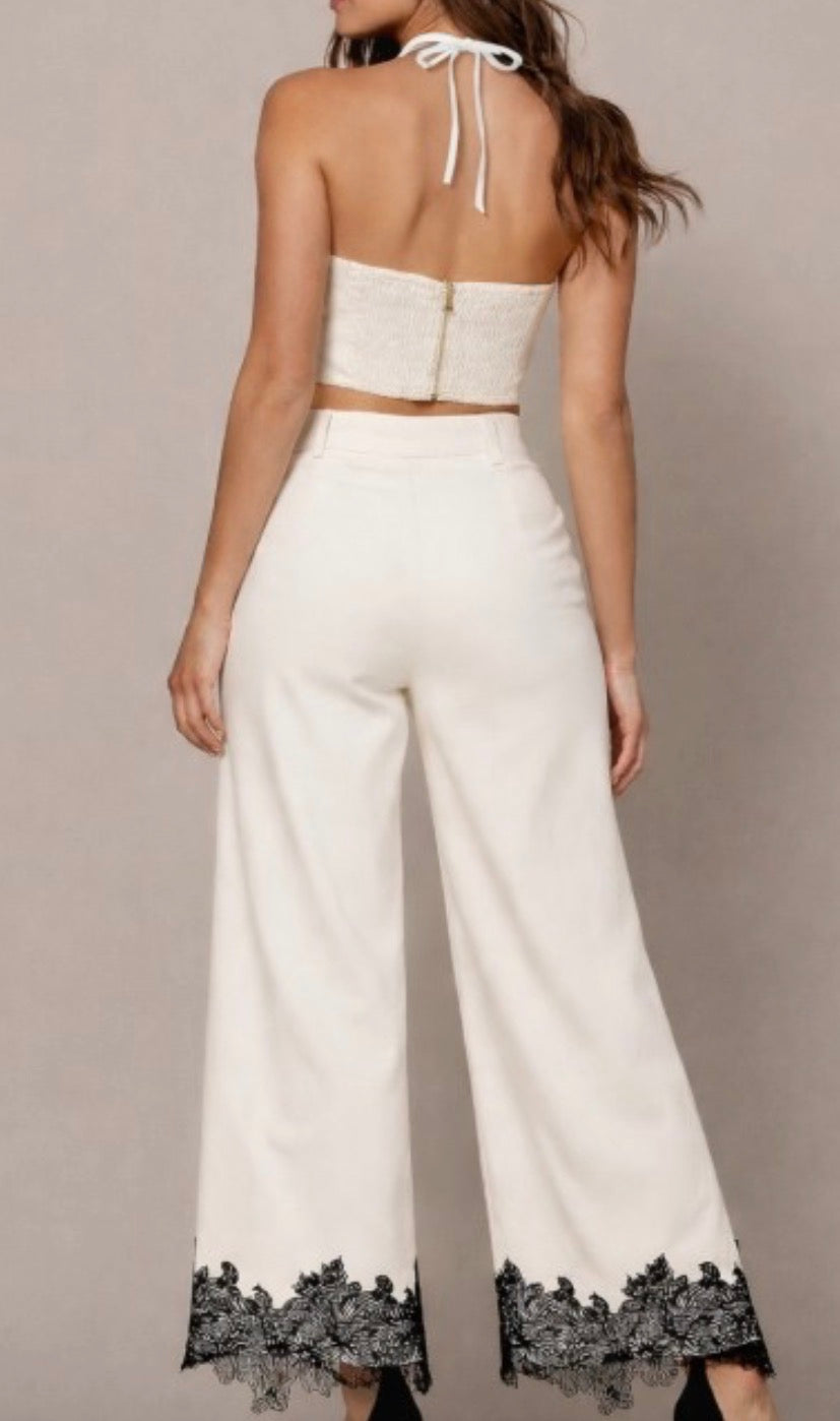 Lace Pant Set