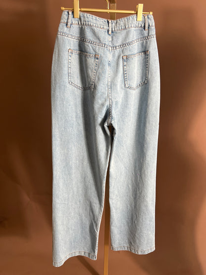 High Rise Pearl Jeans