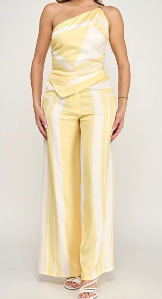 Yellow Pant Set