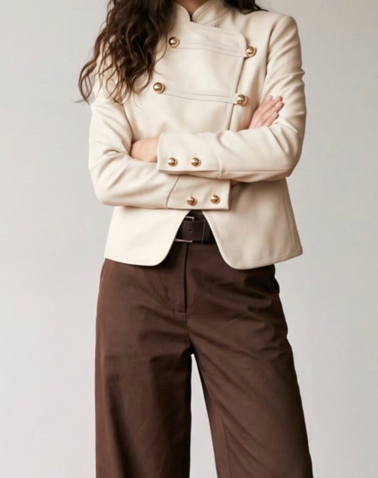 Napoleon Wrap Front Jacket